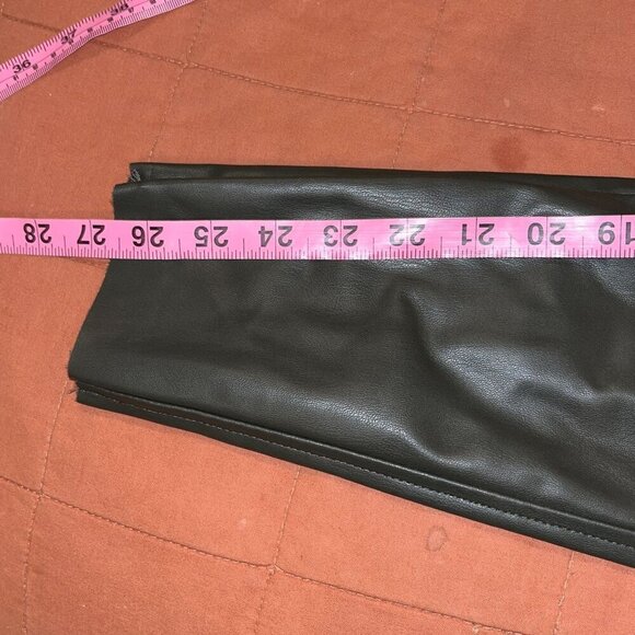 Zara Womens Faux Leather Skinny Pants Size Small - Picture 9 of 10